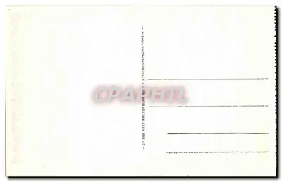 Bagnères-de-Bigorre — A Virgem no topo do Bédat (alt. 881 m.) — Bilhete postal antigo n°34 — Verso