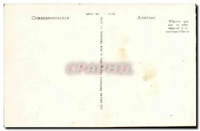 Nice — Le Jardin Albert-Ier et la Jetée — Éditions Bellas, n° 359 — Verso