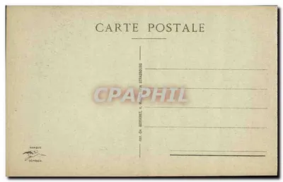 Strasburg — Mosty na Rynie i Kehl w oddali — wydawca Bergeret, nr 651 — Rewers