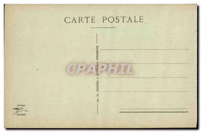 Strasbourg - Die Universität - Verlag Ch. Bergeret, Nr. 263 — Rückseite