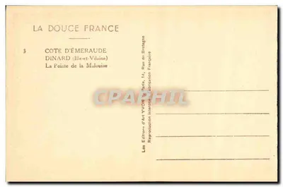 Dinard — A Ponta da Malouine — Yvon — Verso