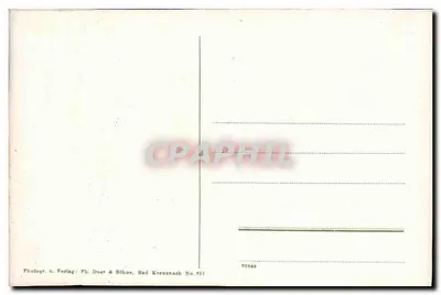 Rheingrafenstein — krajobraz skał i rzeki — Fotogr. u. Verlag: Ph. Doas & Böhne, Bad Kreuznach Nr 811 — Rewers