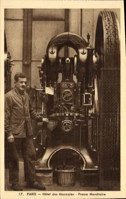 Paris — Hotel das Moedas — Pressa Monetária — BL 3
