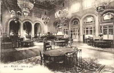 Vichy - Sala de Jogos do Casino — editor Bégruin, St-Gerand-le-Fey (Allier), n° de série 331