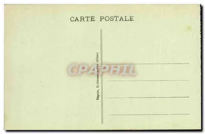 Vichy - Sala de Jogos do Casino — editor Bégruin, St-Gerand-le-Fey (Allier), n° de série 331 — Verso
