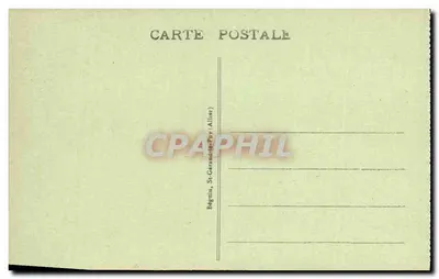 Vichy - W parkach - Basen z łabędziem — Ideal, nr 410 — Rewers