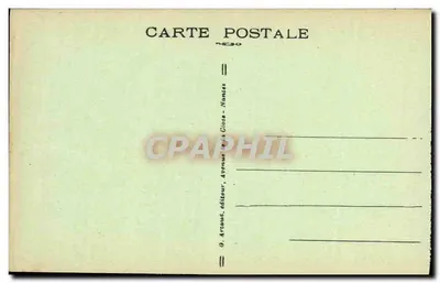 Brest — El Puente Transbordador y el Puerto Militar — G. Arrioud, editor, Nantes — Reverso