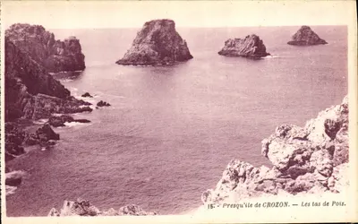 Presqu'île de Crozon — Les tas de Pois — G. Arnaud, editor, Nantes