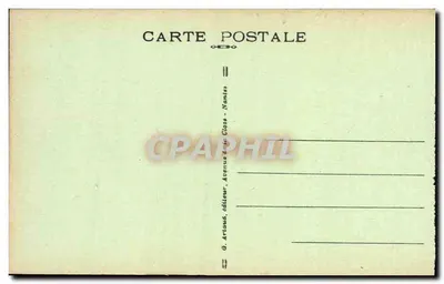 Trez-Hir — Plaża i Fort Berthaume — G. Artaud, Nantes — Rewers
