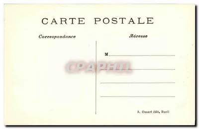 Rueil — Château de la Malmaison — Trône de Napoléon Ier — Verso