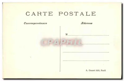 Oficina de Campo de Napoleón I — n°42 — A. Ossart, Rueil — Reverso
