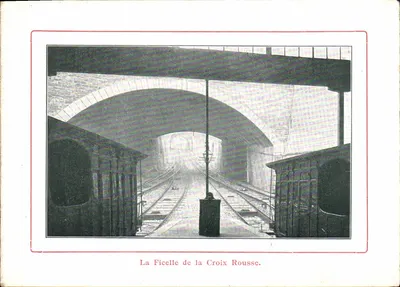 A Ficelle da Croix Rousse — vista do túnel — editor não identificado