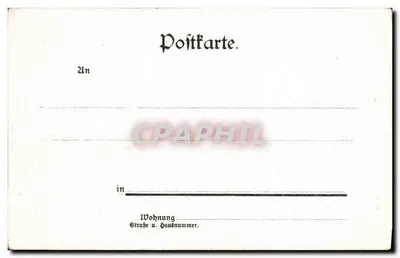 Strasburg — Katedra, widok z południa — wydawca B. 20198 — Rewers