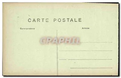 Soissons — The Old Bridge and St-Vaast Street — No. 27, publisher Naugay — Back