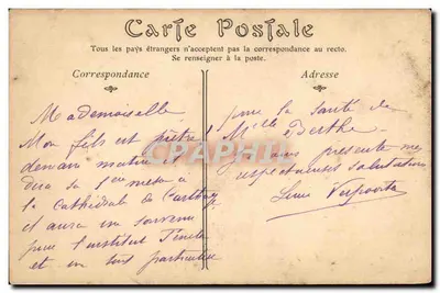 Cartago — Morte de São Luís — ND Phot — Verso