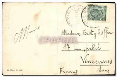 Ventimiglia — Ogólny widok — Wydawca G. Gallo, nr 32 — Rewers