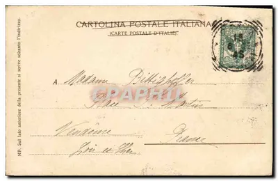 Roma — Coliseu — Dr. Trenkler Co., Lipsia, n° 19828 — Verso