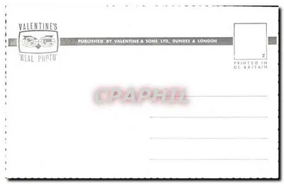 La Tour Ronde, Zamek w Windsorze — G 4827 — Valentine's Real Photo — Rewers