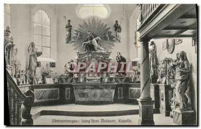 Oberammergau: Museu Lang'iches: Capela — editor Franz von Lorenz, Munique
