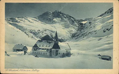 St. Christoph (1781 m) am Arlberg — publisher Alpiner Kunstverlag Wilhelmp Stempfle / Innsbruck, n° 2971