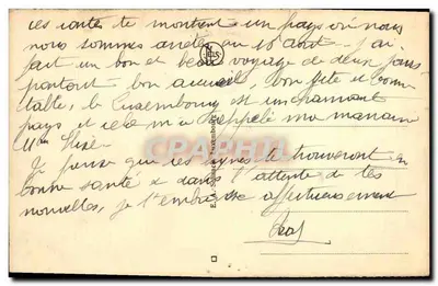 Echternach, Pequena Suíça Luxemburguesa — Pavilhão Luís XV — Verso