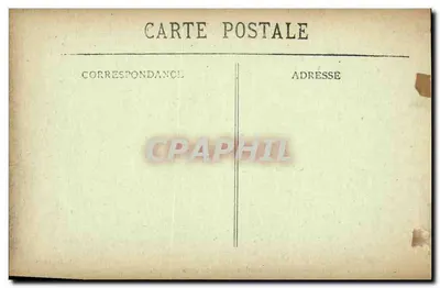 Stara pocztówka Reims Boulevard St Marceaux Militaria — Rewers