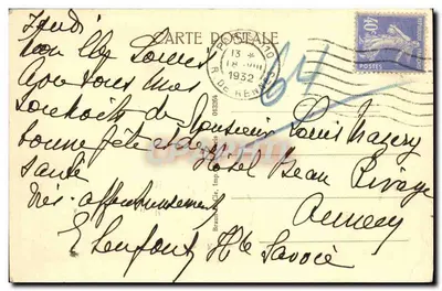 Kościół w Vétheuil — Muzeum Luxembourg — C. Monet — nr 101 — Rewers