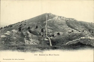 Summit of Mont-Tendre — panoramic view — Photographie des Arts, Lausanne, n° 1767