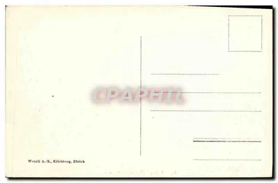 Arosa. Das Schiesshorn — zasnieżona góra i chaty górskie — wydawca Wehrli A.-G., Kilchberg, Zurych, nr serii 7651 — Rewers