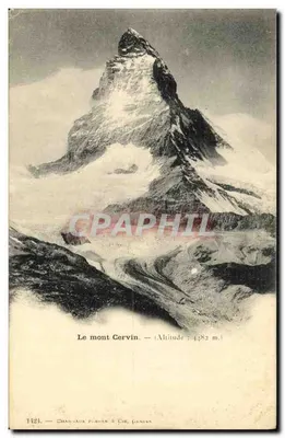 Mount Cervin — Altitude: 482 m. — Chanois Fürgen & Cie, Geneva
