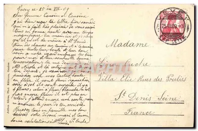 Chillon e a Dent du Midi visto de Glion — J.J. 7484 — Verso