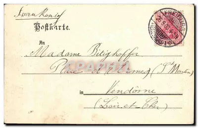 Freiburg i. B. - Główne portal Münster — Schaar & Dathé, Trier, n° 68189 — Rewers