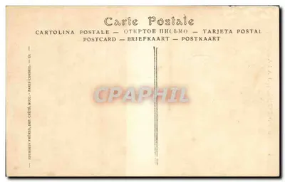 Statua bohatera — pomnik studentów — wydawca Neurdein Frères, Paryż — Rewers