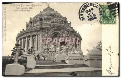 Grands Festivals Hall — Exposition de l'achat de la Louisiane, St. Louis, 1904 — The Rotograph Co., No. 8402