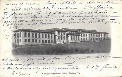 Carnegie Polytechnic School — Pittsburgh, Pa. — Pressburg Press Post Cards