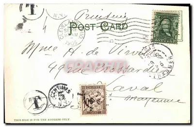 Residência na Euclid Avenue, Cleveland, O. — Publicado pela The Cleveland News Company, Cleveland, O.-Leipzig-Berlin — N° 170 — Verso