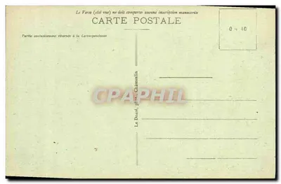 Morgat - Grève du Portzic — vista da baía e das falésias — série 1283 — Verso