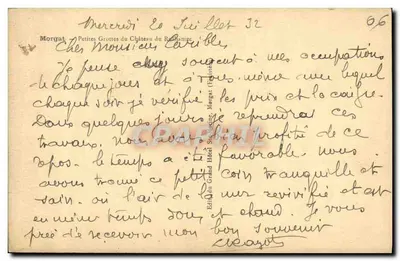 Morgat — Groty Zamku Rocher — Wydawnictwo Grand Hôtel de Morgat, n° 66 — Rewers