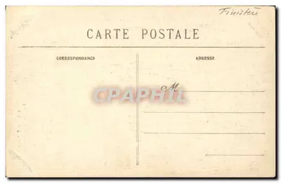 Le Folgoët — A Igreja, Lado Meridional — coleção Villard, Quimper, n°625 — Verso