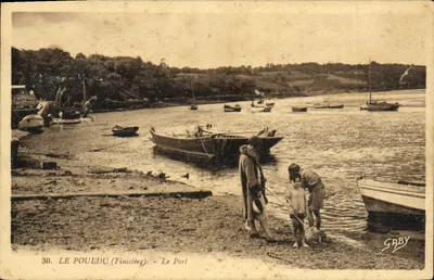 CPA Le Pouldu Le port