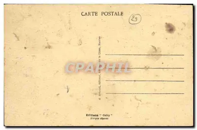 CPA Le Pouldu Le port — Verso