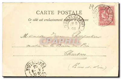 Le Pouldu — O Cais do Laita — Editor Villat & Compagnie, n° 493 — Verso