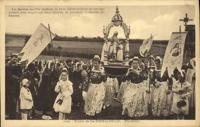 Pardon de Ste ANNE-la-PALUE — Procession — Le Doaré, phot. Chateselin