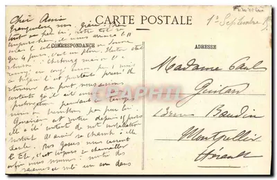Concarneau - Le Morns — Coleção Viillard, Quimper, n° 6890 — Verso