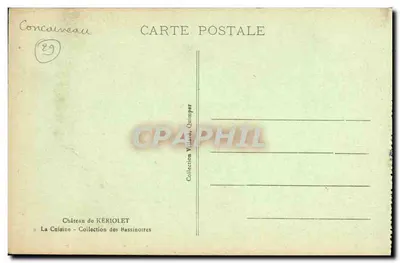 A Cozinha — Castelo de KÉRIOLET — Coleção das Bassinoires — Verso