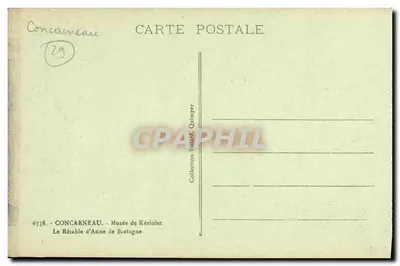 O Retábulo de Ana da Bretanha — Museu de Kériolet — Coleção Villard, Quimper — Verso