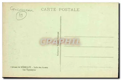 Castelo de KÉRIOLET — Sala dos Guardas — As Tapeçarias — Verso