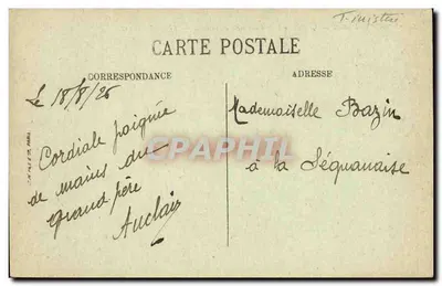 Brignogan — Pejzaż z zatoki — Plaża i skały — L.P. Brest 21 — Rewers