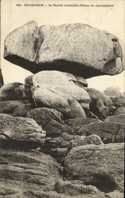 Brignogan — O Rocho Tremulante (Forma do Champignon)