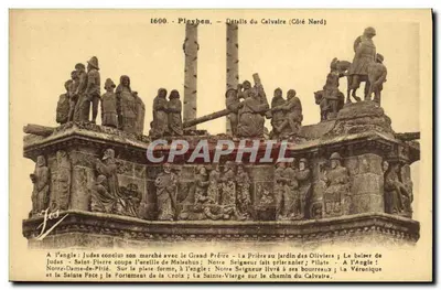 Pleyben — Detalhes do Calvário (Lado Norte) — Le Doaré, fot. Châteauulin